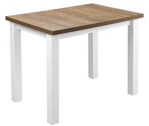 Kuchyňský stůl LAP 100x70 Bílá/Dubová Lefkas