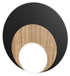 Dot 06, Rám bílá, Hlavní panel plexi šedé / dub Tunto