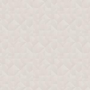 Luxusní krémová geometrická vliesová tapeta na zeď, Z54531, Fuksas, Zambaiti Parati