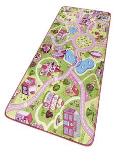 Dětský koberec Hanse Home Sweet Town, 90 x 200 cm