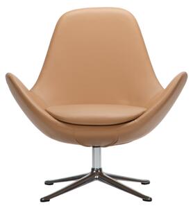 Ghost, Čalounění Copparo 1460 Sandy Beige, Podnož leštěný hliník, Typ Křeslo THECA