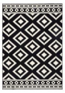 Černo-bílý koberec Hanse Home Gloria Ethno, 80 x 150 cm