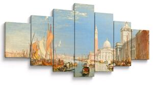 Obraz - Joseph Mallord William Turner, Venice the Dogana and San Giorgio Maggiore, reprodukce (210x100 cm)
