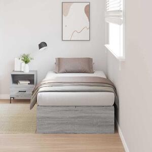 Rám postele s úložným prostorem Šedá Sonoma 80 x 200 cm 3335338
