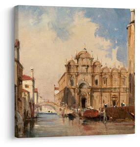 Obraz - Jules-Romain Joyant, The Scuola di San Marco, Venice, reprodukce (30x30 cm)