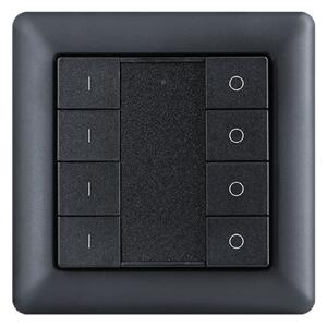 SLC S57003B SmartOne Zigbee 4CH nástěnný panel IP20 černý - TLG
