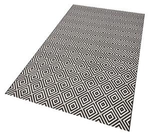 Černo-bílý venkovní koberec NORTHRUGS Karo, 200 x 290 cm