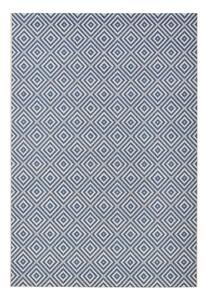 Modrý venkovní koberec NORTHRUGS Karo, 200 x 290 cm