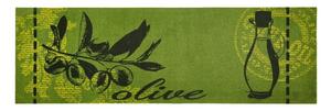 Zelený běhoun Zala Living Olive, 50 x 150 cm