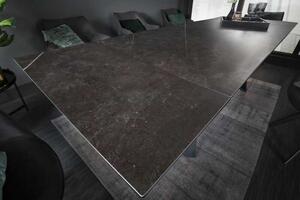 Invicta interior Rozkládací jídelní stůl Atlas 180-220-260cm keramika, grafit
