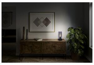 LIVARNO home Stolní LED lampa s kouřovým sklem (válec) (100368489002)