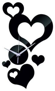 Hodiny na stěnu srdce (nástěnné hodiny srdce) 35x50 cm TOPSTEL