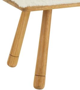 Dřevěná dětská lavice J-line Bunny 90 cm