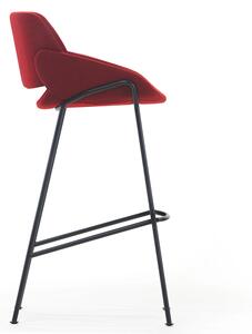 Designové barové židle Monk Barstool Backrest High (výška sedáku 75 cm)