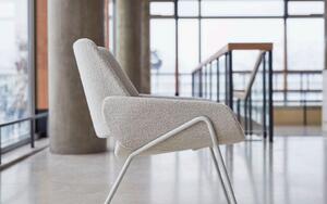 Designové židle Monk Steel Base Armchair