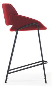 Designové barové židle Monk Barstool Backrest Low (výška sedáku 63 cm)