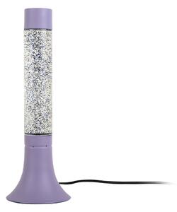 Fialová stolní lampa se skleněným stínidlem (výška 37,5 cm) Astro Glittler – Leitmotiv