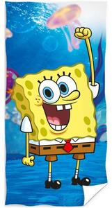 Dětská plážová osuška veselý SpongeBob - 100% bavlna - 70 x 140 cm