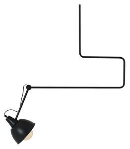 Černé závěsné svítidlo s kovovým stínítkem 80x80 cm Coben - CustomForm