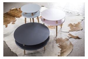 Růžový odkládací stolek Ragaba UFO, Ø 45 cm