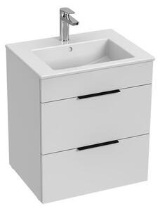 Jika Cube Skříňka s umyvadlem 55 cm, bílá lesk H4536121763001