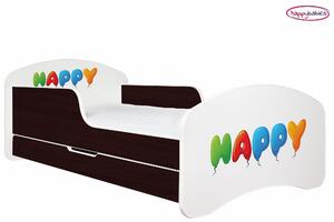 Dětská postel se šuplíkem 180x90cm HAPPY + matrace ZDARMA!