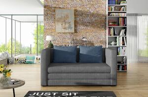 ROZKLÁDACÍ POHOVKA, textil, modrá, šedá MID.YOU - Rozkládací pohovky, Online Only