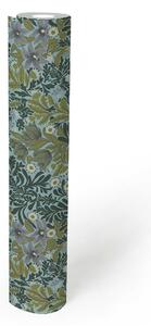A.S. Création | Vliesová tapeta na zeď ART OF EDEN 39057-2 | 0,53 x 10,05 m | zelená, modrá, fialová
