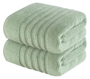 LIVARNO home Froté ručník, 50 x 100 cm, 500 g/m2, 2 kusy (světle zelená) (100370808003)
