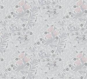 A.S. Création | Vliesová tapeta na zeď ART OF EDEN 39057-5 | 0,53 x 10,05 m | bílá, šedá, růžová
