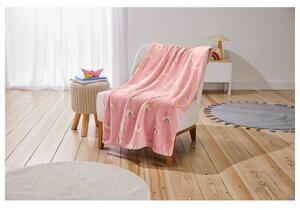 LIVARNO home Dětská deka, 130 x 170 cm (světle růžová) (100370854001)