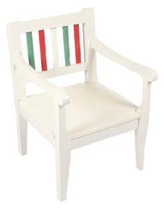 Detská židle bílá