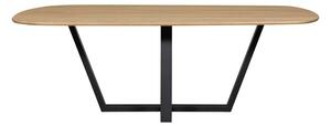 Jídelní stůl s deskou z dubového dřeva 100x220 cm Tablo – WOOOD