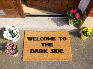 Rohožka z přírodního kokosového vlákna Artsy Doormats Welcome to the Darkside, 40 x 60 cm