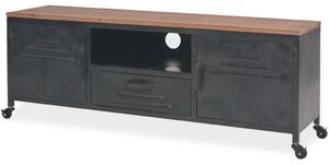 TV stolek 120 x 30 x 43 cm černý