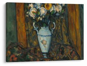 Obraz - Paul Cézanne, Vase of Flowers, reprodukce (70x50 cm)