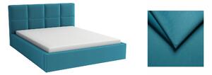 Manželská postel 140x200 s matrací - Alaska Turquoise
