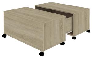 Konferenční stolek dub sonoma 75 x 75 x 38 cm dřevotříska