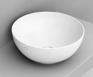 Ceramica Dolomite Noemi umyvadlo 44x44 cm kulatý na pult bílá matný D310641