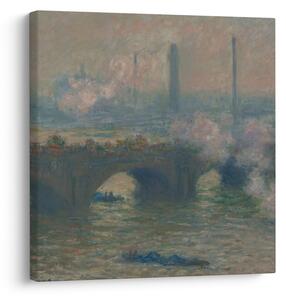 Obraz - Claude Monet, Waterloo Bridge, Gray Day, reprodukce (30x30 cm)