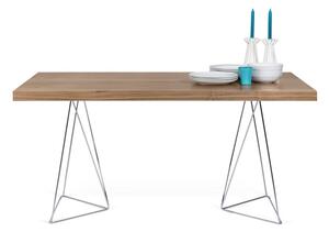 Hnědý stůl TemaHome Multi, délka 160 cm