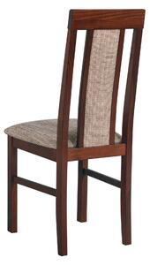 Jídelní židle NILA 2 NEW ořech/hnědá