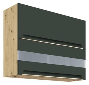 Kuchyňská linka GLAMOUR z | 172,5x312,5 cm | zelená mat