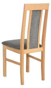 Jídelní židle NILA 2 NEW dub grandson/tmavě šedá