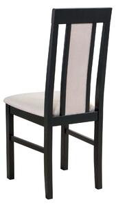 Jídelní židle NILA 2 NEW černá/béžová