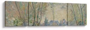 Obraz - Claude Monet, Woman Seated under the Willows, reprodukce (170x50 cm)