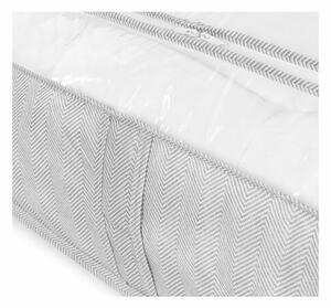 Compactor Nízký textilní úložný box Boston, 107 x 46 x 16 cm, šedá
