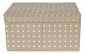 Compactor Skládací úložný kartonový box Rivoli, 40 x 50 x 25 cm, hnědá