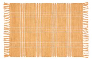 RUČNĚ TKANÝ KOBEREC, 60/90 cm, oranžová Boxxx - Vlněné koberce