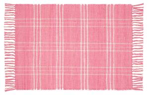 RUČNĚ TKANÝ KOBEREC, 60/90 cm, pink Boxxx - Vlněné koberce